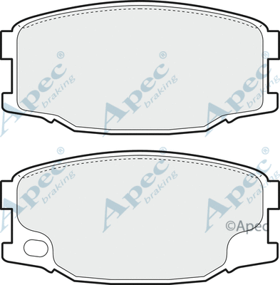 Brake Pad Set, disc brake (PAD1361)