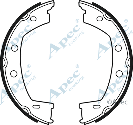 Brake Shoe Set, parking brake (SHU739)
