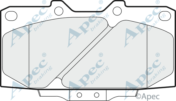 Brake Pad Set, disc brake (PAD960)