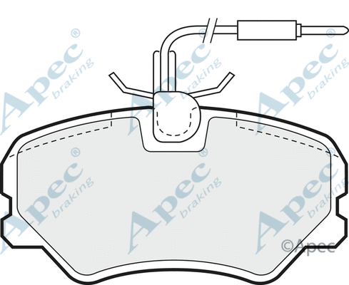 Brake Pad Set, disc brake (PAD546)