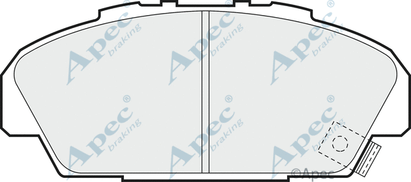 Brake Pad Set, disc brake (PAD723)