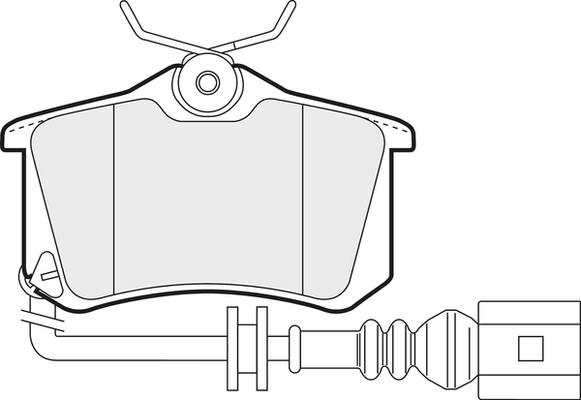 Brake Pad Set, disc brake (PD3007)
