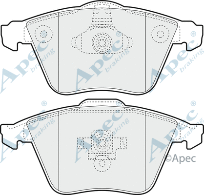 Brake Pad Set, disc brake (PAD1420)