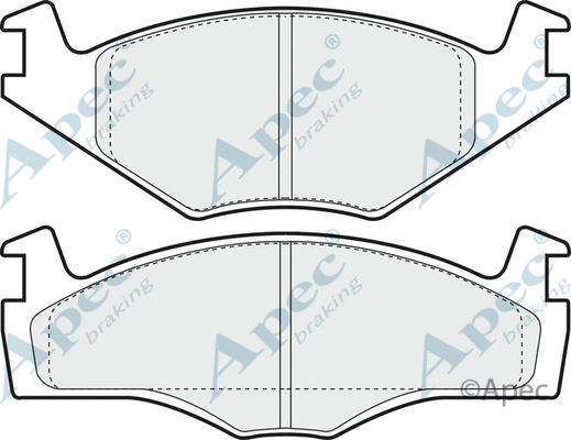 Brake Pad Set, disc brake (PAD855)