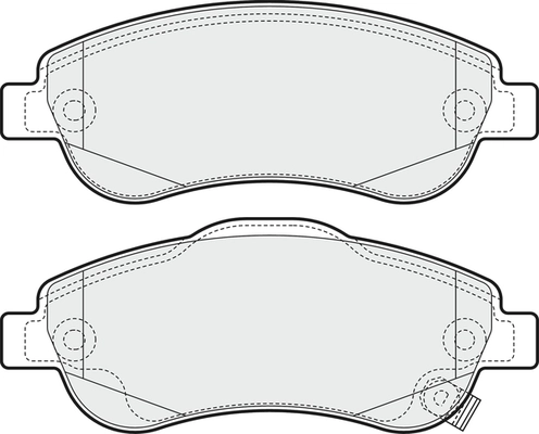 Brake Pad Set, disc brake (PD3320)