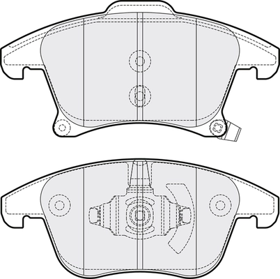 Brake Pad Set, disc brake (PD3654)