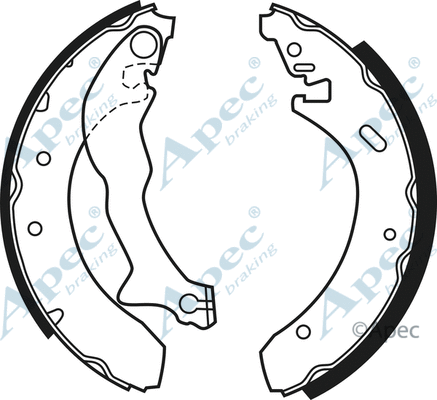 Brake Shoe Set (SHU510)