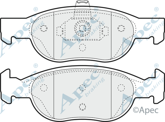 Brake Pad Set, disc brake (PAD1051)