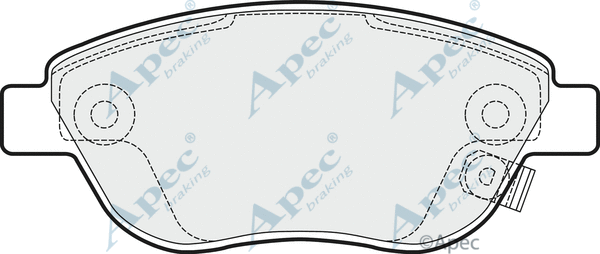 Brake Pad Set, disc brake (PAD1533)
