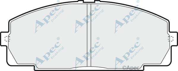 Brake Pad Set, disc brake (PAD835)