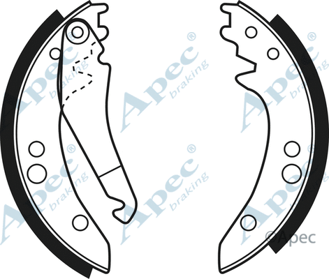 Brake Shoe Set (SHU640)