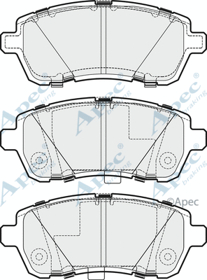 Brake Pad Set, disc brake (PAD1835)