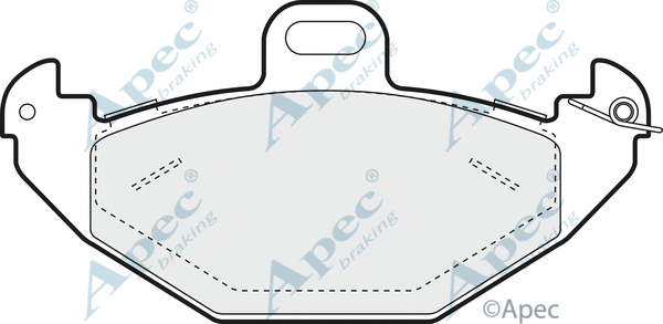 Brake Pad Set, disc brake (PAD1044)
