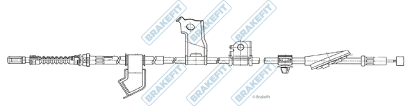 Cable Pull, parking brake (BBC3213)