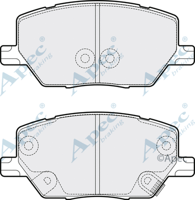 Brake Pad Set, disc brake (PAD2065)