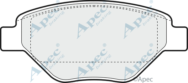 Brake Pad Set, disc brake (PAD1305)
