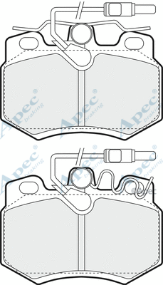 Brake Pad Set, disc brake (PAD773)