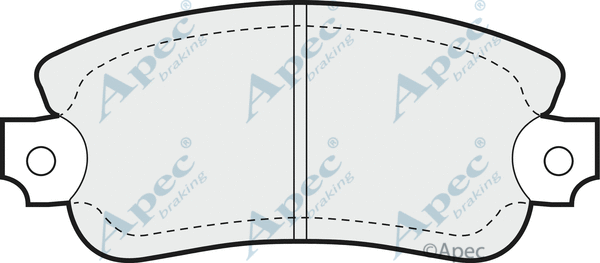 Brake Pad Set, disc brake (PAD487)