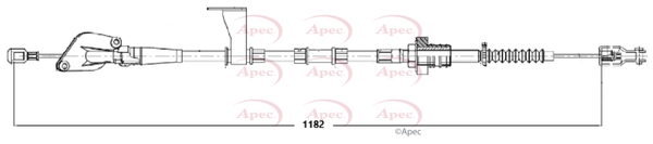 Cable Pull, clutch control (CAB5035)