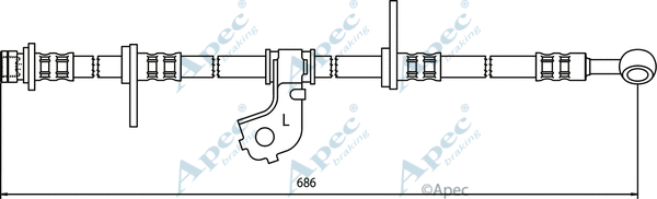 Brake Hose (HOS3376)