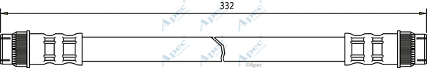 Brake Hose (HOS3297)
