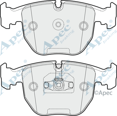Brake Pad Set, disc brake (PAD1965)