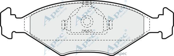 Brake Pad Set, disc brake (PAD947)