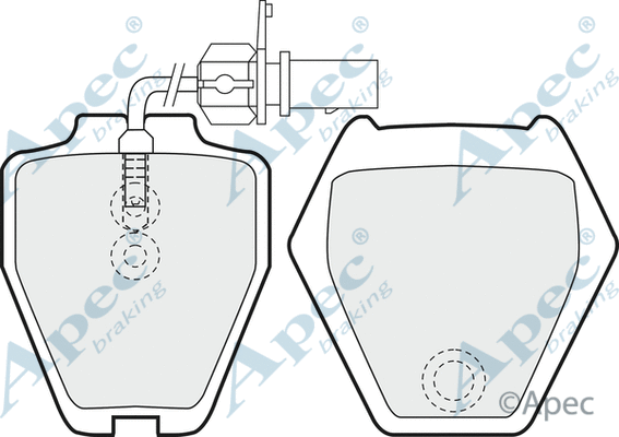 Brake Pad Set, disc brake (PAD1179)