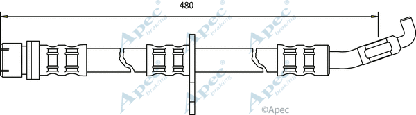 Brake Hose (HOS3412)
