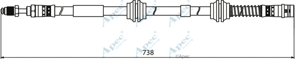 Brake Hose (HOS3948)