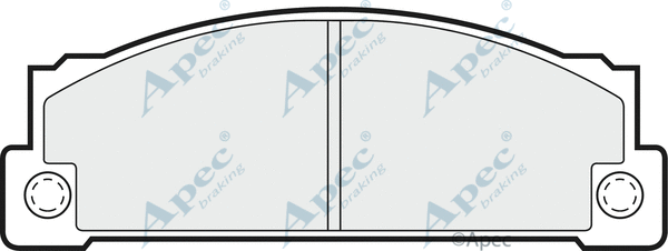 Brake Pad Set, disc brake (PAD380)