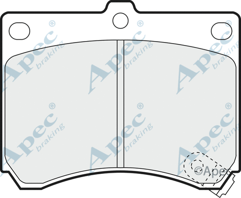 Brake Pad Set, disc brake (PAD687)