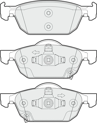 Brake Pad Set, disc brake (PD3255)
