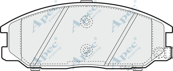 Brake Pad Set, disc brake (PAD1237)