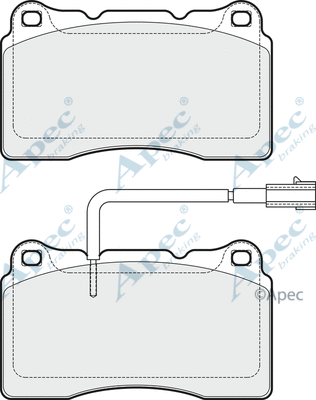 Brake Pad Set, disc brake (PAD1747)