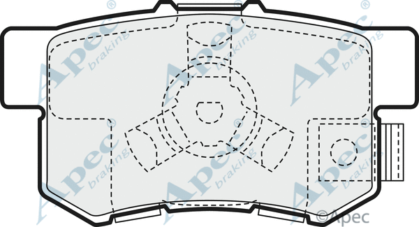 Brake Pad Set, disc brake (PAD1457)