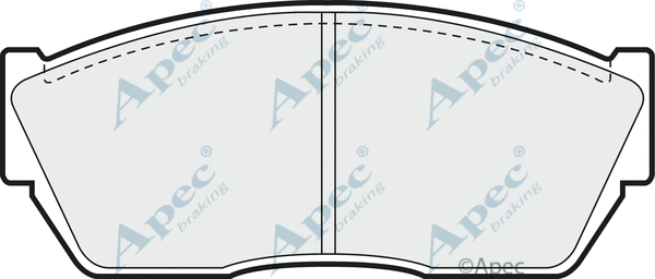 Brake Pad Set, disc brake (PAD388)