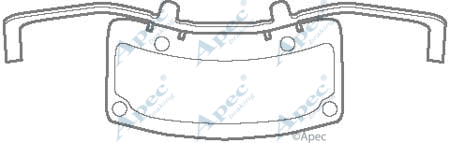 Accessory Kit, disc brake pad (KIT1129)