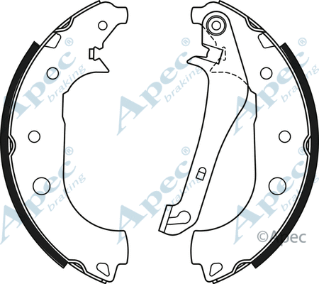 Brake Shoe Set (SHU831)