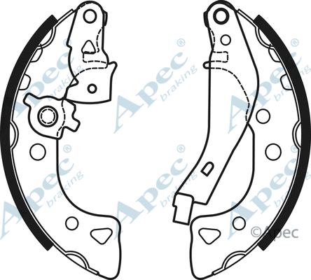 Brake Shoe Set (SHU787)