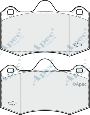 Brake Pad Set, disc brake (PAD1721)