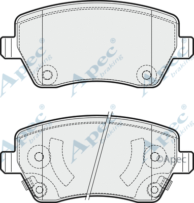 Brake Pad Set, disc brake (PAD1887)