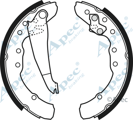 Brake Shoe Set (SHU498)