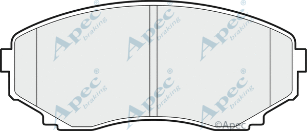 Brake Pad Set, disc brake (PAD1509)
