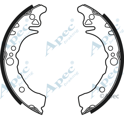 Brake Shoe Set (SHU652)