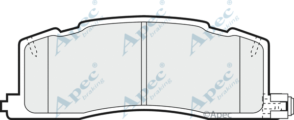 Brake Pad Set, disc brake (PAD754)