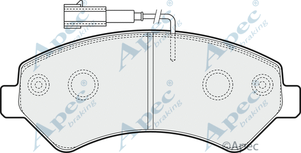 Brake Pad Set, disc brake (PAD1575)