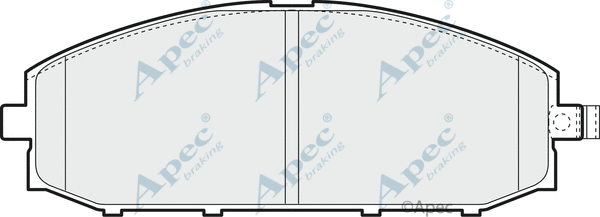 Brake Pad Set, disc brake (PAD1151)