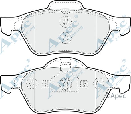 Brake Pad Set, disc brake (PAD1270)