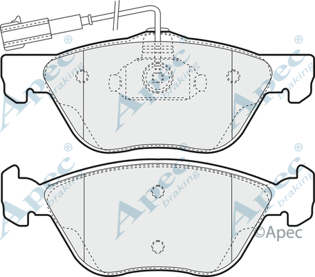 Brake Pad Set, disc brake (PAD987)